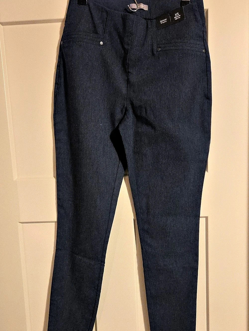 Maurices Pull-On Skinny Pants Blue